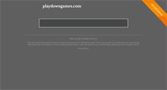Desktop Screenshot of playdowngames.com